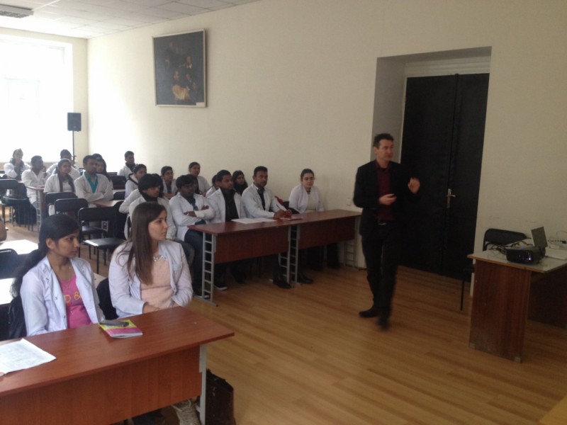 The Lectures of Professor Ronald Bleys,  TSMU Honorary Doctor, at Tbilisi State Medical University